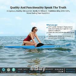 Ancheer 10ft Inflatable Stand Up Paddle Board ISUP Board Dual Action Pump Travel