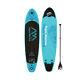 Aqua Marina Inflatable Vapor 130 Inch Wide Style Stand Up Paddleboard Set, Blue