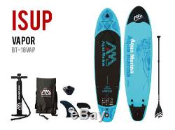 Aqua Marina Vapor 10' 10 SUP Inflatable Stand Up Paddle Board with 3PC Paddle