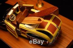 Awesome 1946 Convertible Ford Sportsman Woody Lamp Wood Surfboards Bamboo Base