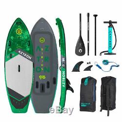 Aztron SIRIUS White Water/SURF Inflatable SUP 9'6 Double Chamber & Layer