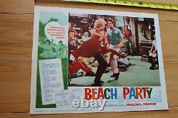 BEACH PARTY 1963 Frankie Avalon Annette Funicello Lithograph Lobby Movie POSTER