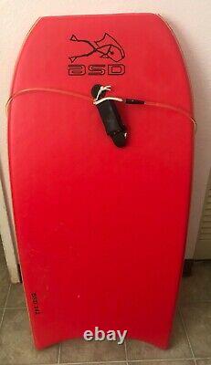 Barely Used Red and White Bodyboard, BSD 142 42 XL Boogie Board