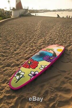 Beautiful Custom Girly Paddle Board SUP Pink Paddleboard Surfer Chick