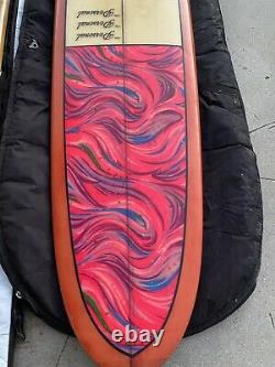 Beautiful Vintage Paisley Personal Longboard Surfboard