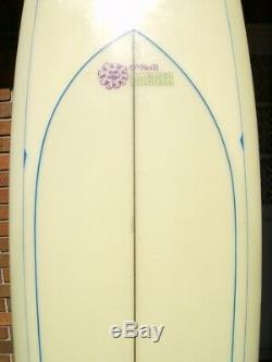 Beautiful vintage 60's O'NEILL DAGGER SURFBOARD