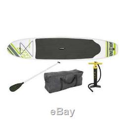 Bestway Inflatable Hydro Force Wave Edge 122x27 Paddle Board, Green (Open Box)