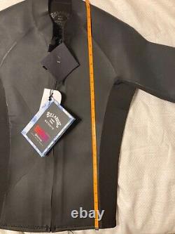 Billabong 2mm Revolution Front Zip Wetsuit Jacket for Men size small S