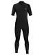 Billabong Men's 2/2mm Absolute Back Zip Short Sleeve Full Spring Wetsuit, Black