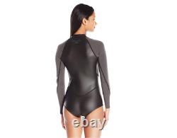 Billabong Women's Surf Vibes Salty Dayz Long Sleeve Springsuit Black 10