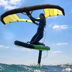 Black Handheld Inflatable Surfing Wing Lightweight Wind Kite Water Sports