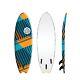 Bloo Tide 6ft Swallow Tail Surfboard Foam Linez Orange-blue Graphic Deck