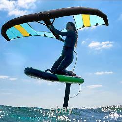 Blue Inflatable Surfing Wing Handheld Wind Kite Water Hydro Surfboard