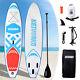Blue & Orange Inflatable Stand Up Paddle Boards 10'6''x33''x6'' Wide Sup Design