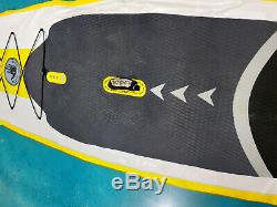 Body Glove Performer 11 Inflatable Standup Paddle Board YellowithWhite