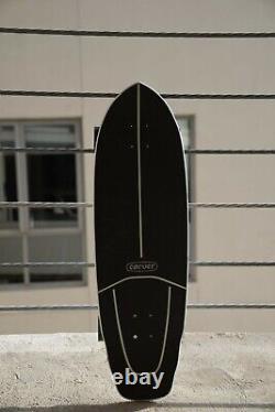 CARVER 32.5 (CX TRUCK) BLACK TIP SURFSKATE COMPLETE new with box