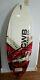 Cwb Board Co. Wake Surf Board 64 Long 21 Wide Skater Fin 1.7 Used Red/ivory