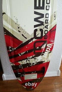CWB Board Co. Wake Surf Board 64 long 21 wide skater fin 1.7 Used Red/Ivory