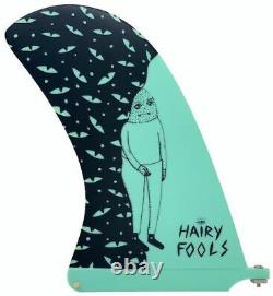Captain Fin Evan Rossell Hairy Fools 10 Fiberglass Longboard Surfboard Fin New