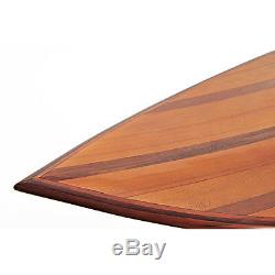 Cedar Wooden Shortboard Surfboard 6'3 Hollow Epoxy Fiberglass Surfing Tri Fin