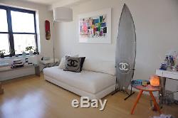 Chanel Surfboard x Philippe Barland Limited Edition Silver Carbon Surfboard