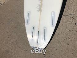 Chemistry Surfboard 6'8 Step Up/Mini-Gun Pin Tail Futures 5 Fin Set Up