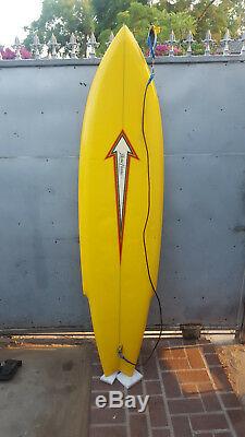 Classic Herbie Fletcher Surfboard, a single fin classic