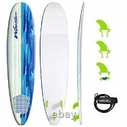 Classic Soft Top Foam 8ft Surfboard Surfboard for Beginners and All Surfing