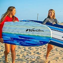 Classic Soft Top Foam 8ft Surfboard Surfboard for Beginners and All Surfing