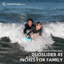 Contour Surf Duoslider 45'' Body Board Bodyboards with Handles Surfboards