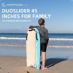 Contour Surf Duoslider 45'' Body Board Bodyboards with Handles Surfboards