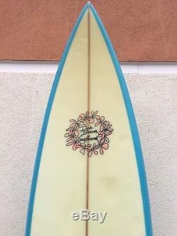 DICK BREWER Vintage SURFBOARD 74 Signed And Shaped By Dick
