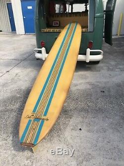 DUKE KAHANAMOKU SURFBOARD VINTAGE LONGBOARD withFree shipping to USA