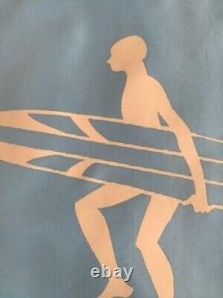 Dad's 1965 Vintage Surf Surfing Surfer Windbreaker Jacket Surfboard Longboard
