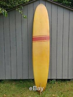 Dale Velzy 9'5 Long Board Surfboard from the 1960's Vintage