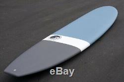 Degree33 Ultimate Longboard Surfboard in matte powder blue and steel grey