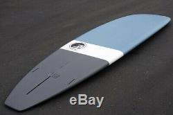 Degree33 Ultimate Longboard Surfboard in matte powder blue and steel grey