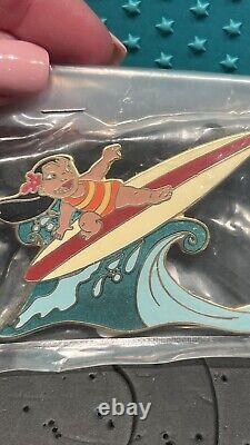 Disney Auctions Da Lilo Surfing In Hawaii Water Sports Ltd Ed 100 Pin 40101