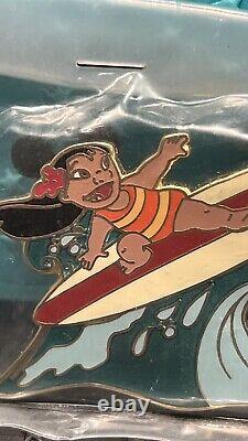 Disney Auctions Da Lilo Surfing In Hawaii Water Sports Ltd Ed 100 Pin 40101