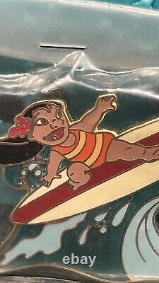 Disney Auctions Da Lilo Surfing In Hawaii Water Sports Ltd Ed 100 Pin 40101