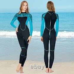 Dizokizo Women Wetsuit 2mm Neoprene Full Body Dive Suit for Diving Surfing Sn