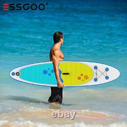 ESSGOO Inflatable Stand Up Paddleboard SUP Paddle Board withStorage Case Pump