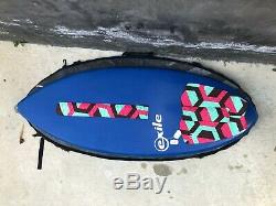 Exile Recruit Carbon Fiber 52 Skimboard with stomp pad
