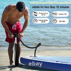 Extra Wide Inflatable Stand Up Paddle Board SUP Surfing 10.5ft Paddleboard Kayak