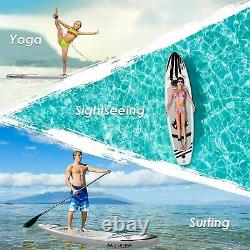 Extra Wide Inflatable Stand Up Paddle Board SUP Surfing 10ft Paddleboard Kayak