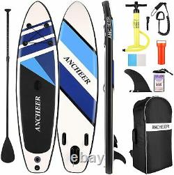 Extra Wide Inflatable Stand Up Paddle Board SUP Surfing 10ft Paddleboard Top USA