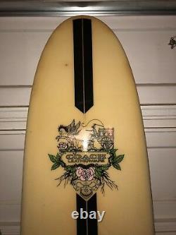 Extremely RARE limited edition COACH brand SURFBOARD 7ft