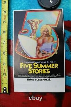 FIVE SUMMER STORIES Rick Griffin Gerry Lopez 1972 Vintage Surfing Poster FLYER