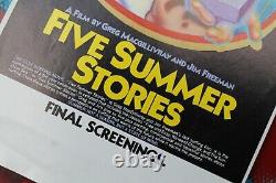 FIVE SUMMER STORIES Rick Griffin Gerry Lopez 1972 Vintage Surfing Poster FLYER
