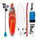 Fr Inflatable Paddle Board116336with Adjustable Paddle, Backpack, Leash, Pump